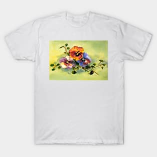 This is a pansy T-Shirt